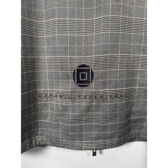 Han Kjobenhavn Men’s XL “Combat Jacket” Plaid Design Gray Zip Up - Picture 10 of 16